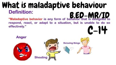 What is Maladaptive Behaviour, Definition & Types - YouTube