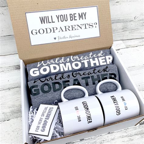 Godparents Box - Personalized Godparents Gift - Greatest Godparents Box