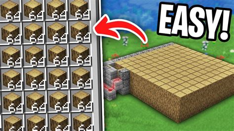 Easiest 1.21 AUTO Wood Farm in Minecraft Bedrock! - YouTube