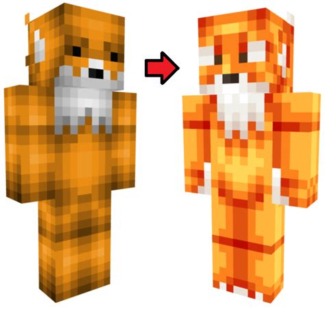 minecraft fox skin skindex Minecraft fox skin layout