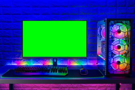 Gaming Room Green Screen