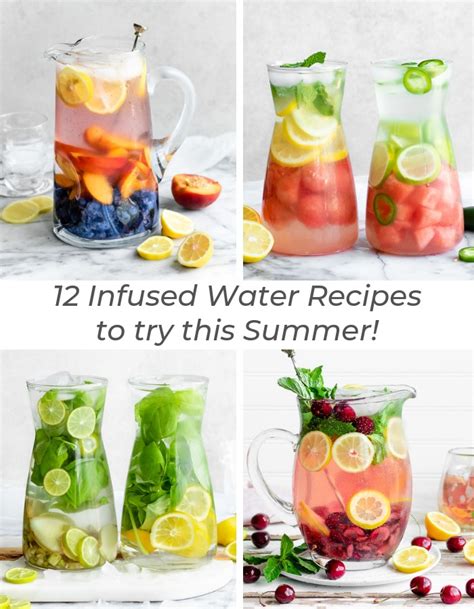 12 Super Refreshing Infused Water Recipes!