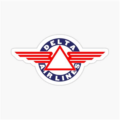 Delta Airlines Stickers | Redbubble