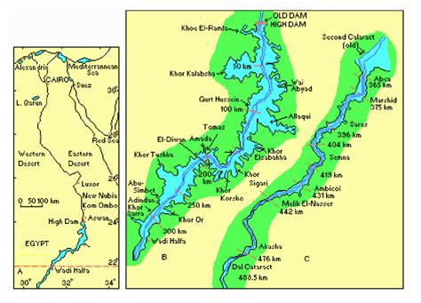 Aswan High Dam Map - Yoshi Katheryn