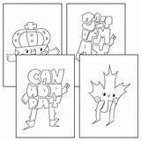 Victoria Day Coloring Pages Canada Sheet Activity  sketch template