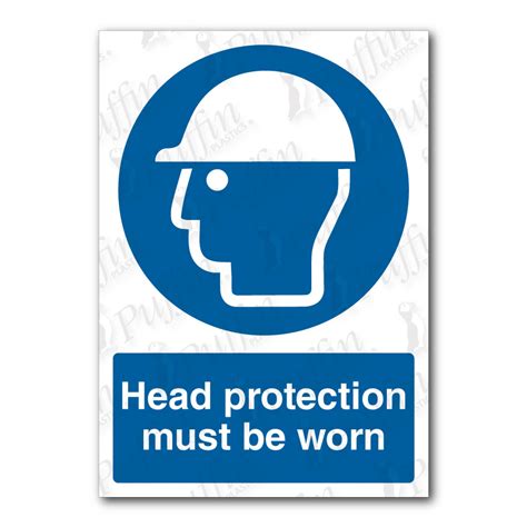 Safety Signs - Head Protection Must Be Worn Sign