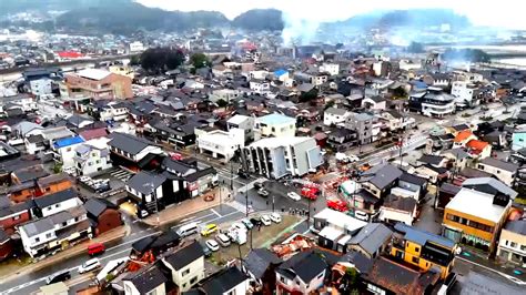 Aerial footage reveals aftermath of Japan earthquake - CGTN