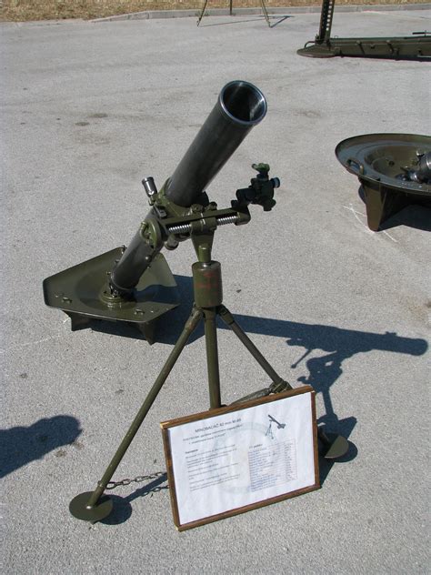 Croatian Army M69 82mm mortar