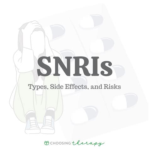 SNRI Medications: Everything You Need to Know