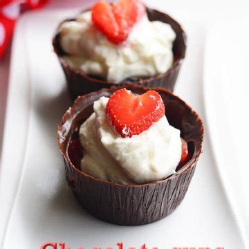 Edible Chocolate cups, How to make chocolate cups - Raks Kitchen