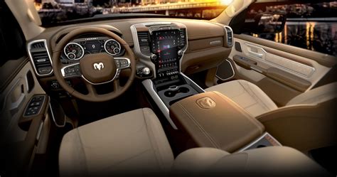 2019 Ram 1500 Laramie – Mountain Brown Interior - AutoMedia