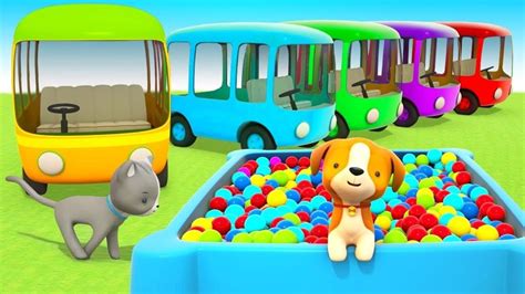 Car cartoons for kids & Helper cars for kids. Cartoon full episodes - Learn colors & buses for ...