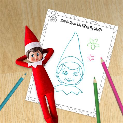 Elf On The Shelf Drawing Cute | AESTHETIC DRAWING