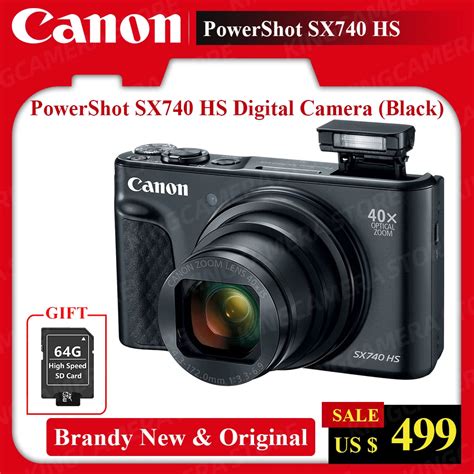 Canon Powershot Sx740 Hs Digital Camera 40x Zoom 4k Vlog Camera Canon ...