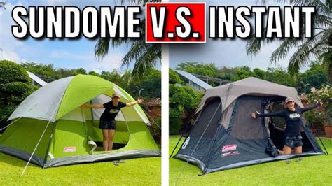 Coleman Sundome Tent V.S. Instant Tent (I Tested BOTH!)