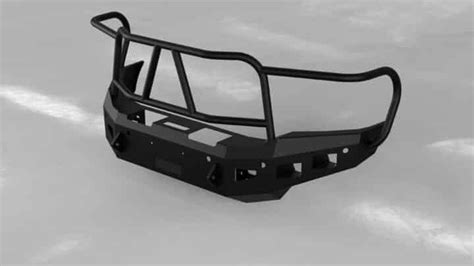 2019-2024 Ram 2500-5500 Front Winch Bumper with Full Brush Guard ...