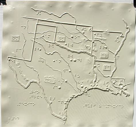 Braille map of southern US : MapPorn | Braille, Map, Tactile learning