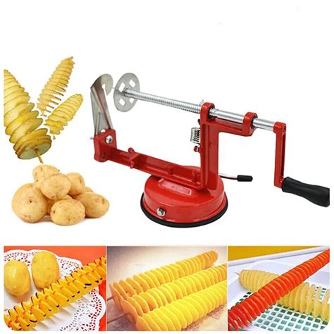 Aliexpress.com : Buy Manual Stainless Steel Sweet Potatoes Machine Potato Slicer Potato Spiral ...