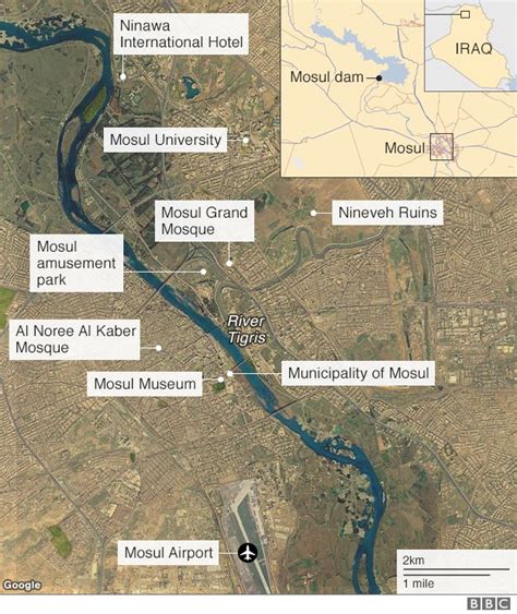 Mosul: Iraq and Kurdish troops make gains in battle - BBC News