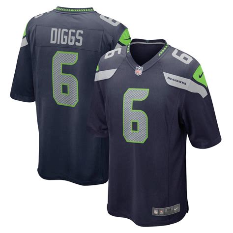 Men’S Seattle Seahawks Quandre Diggs Nike College Navy Game Jersey ...