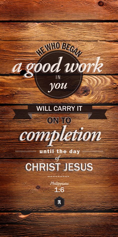 Philippians 1:6 by graphikj on DeviantArt