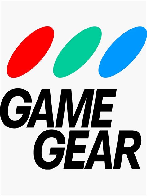 "Sega Game Gear Logo" Sticker for Sale by OldSkooRebel | Redbubble