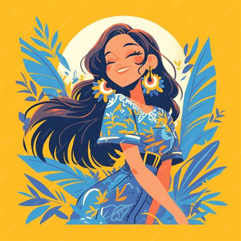 Premium Vector | Filipino Woman in Traditional Kundiman Singers Outfit