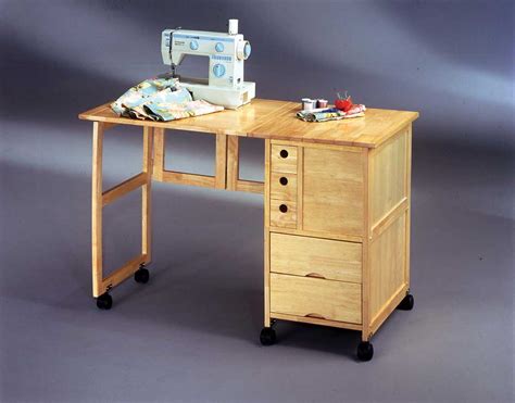 Home Styles Portable Sewing and Storage Table - Natural 88-5924-93 at Homelement.com