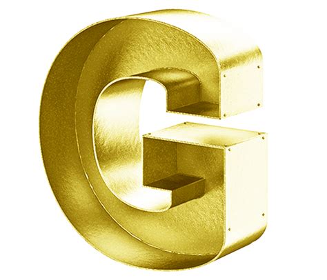 3D Gold PNG Font on Behance