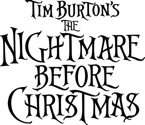 The Nightmare Before Christmas Logo Vector - (.Ai .PNG .SVG .EPS Free Download)