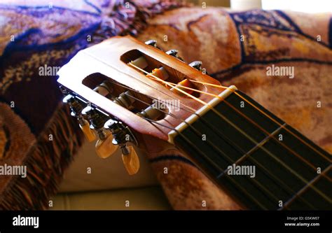 Photograph of an acoustic guitar Stock Photo - Alamy