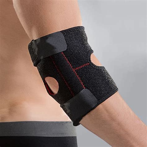 New Arrival 1 Piece Elbow Support Wrap Pads Adjustable Professional Elastic Elbow Brace Gym ...