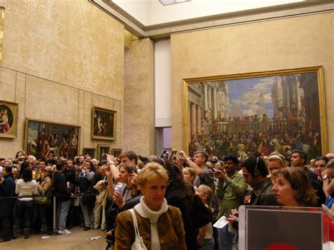 Inside Louvre Museum Mona Lisa