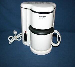 Black Amp Decker 4 Cup Thermal Carafe Coffee Maker DCM21C Type 2 | eBay