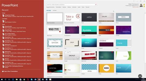 Start/Launch PowerPoint 2016 on Windows 10 - YouTube