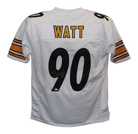 TJ Watt Autographed/Signed Pro Style Black XL Jersey BAS 29589 – Denver ...