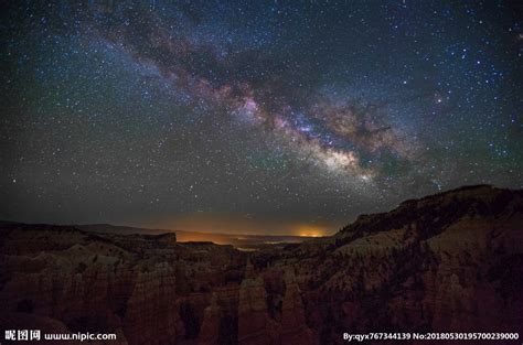 仙境峡谷 梦幻 星系 银河摄影图__图片素材_其他_摄影图库_昵图网nipic.com