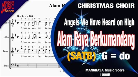 Alam Raya Berkumandang [SATB] | Paduan Suara Natal Chords - Chordify