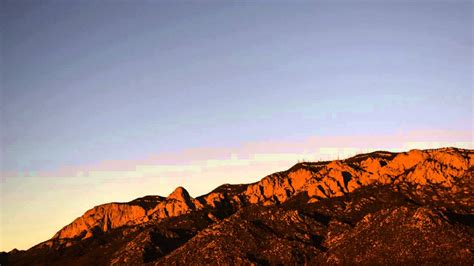 Timelapse of Sunset on Sandia Mountains - YouTube