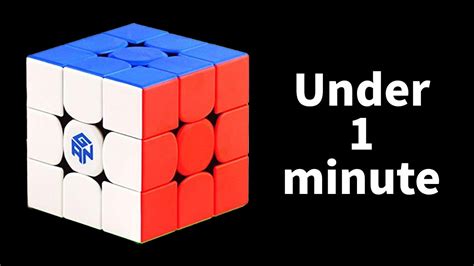 Solving Gan Cube in Under 1 Minute! - YouTube