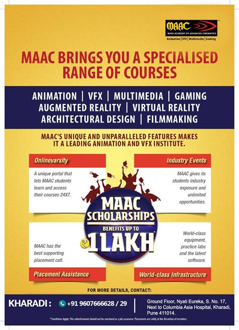 MAAC Animation Institute is a premier education brand of Aptech ...