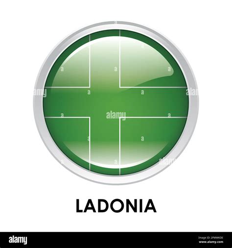 Round flag of Ladonia Stock Photo - Alamy