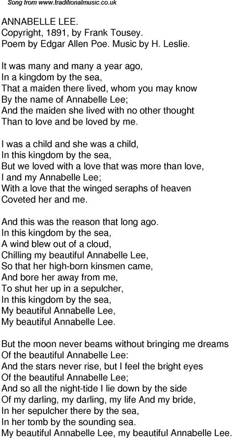 Annabelle Lee, my favorite poem. E.A. Poe | Books | Pinterest | Poem, Edgar allan poe and Edgar ...