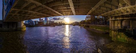 Sunset under Tower Bridge - Australian Photography