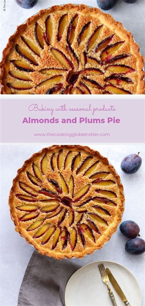 Plum tart with almond crust | The cooking Globetrotter | Recipe ...