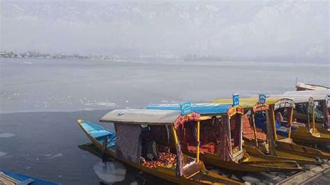 In Pics: Dal Lake freezes as Srinagar witnesses coldest night in 25 years