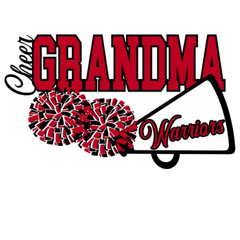 Cheer Grandma Warriors SVG - Etsy | Cheer, Wild cats, Cheer mom