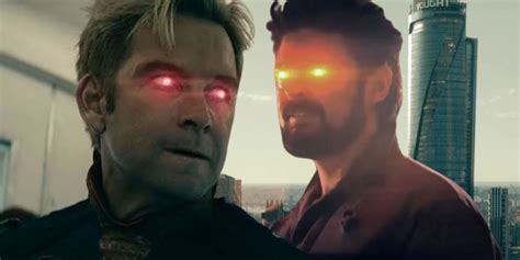 Why Butcher's Laser Eyes Are Yellow, Not Red Like Homelander's