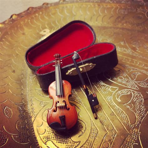 Miniature Violin World's Smallest Violin Bow Violin Case | Etsy