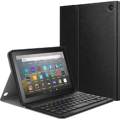 Best Buy: SaharaCase Keyboard Folio Case for Amazon Fire HD 8 and Fire HD 8 Plus (2020 and 12th ...